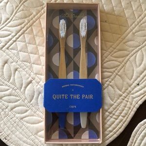 Odeme Quite The Pair of Bamboo Tooth Brushes